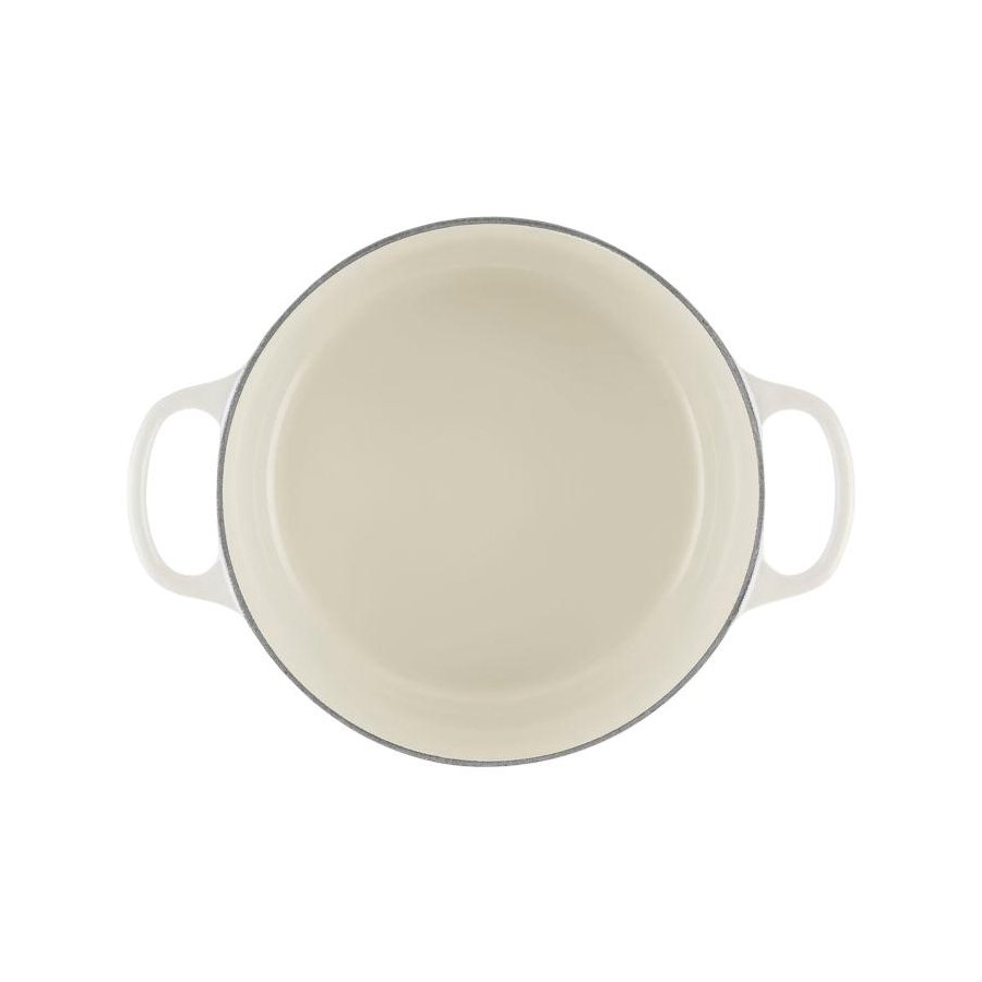 Le Creuset Signature Rund St�bejernsgryde 26 cm/5,3 L, Meringue