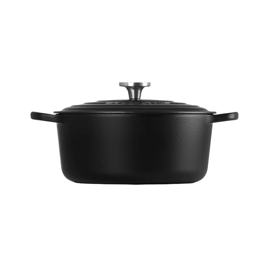 Le Creuset Signature Rund St�bejernsgryde 28 cm/6,7 L, Matte Black
