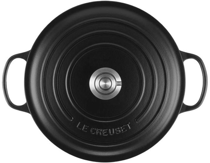 Le Creuset Signature Rund St�bejernsgryde 28 cm/6,7 L, Matte Black
