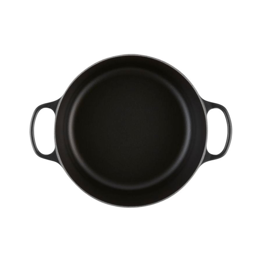 Le Creuset Signature Rund St�bejernsgryde 28 cm/6,7 L, Matte Black