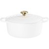 Le Creuset Signature Rund St�bejernsgryde 28 cm/6,7 L, White