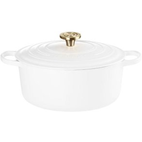 Le Creuset Signature Rund St�bejernsgryde 28 cm/6,7 L, White
