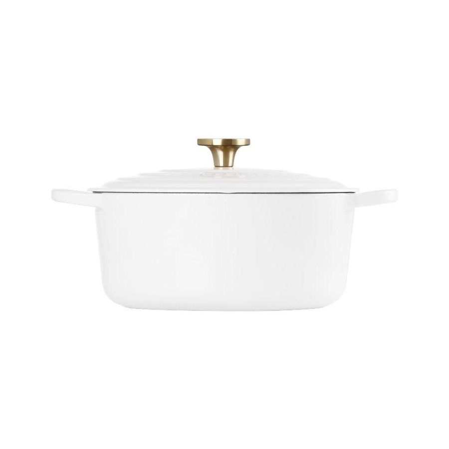 Le Creuset Signature Rund St�bejernsgryde 28 cm/6,7 L, White