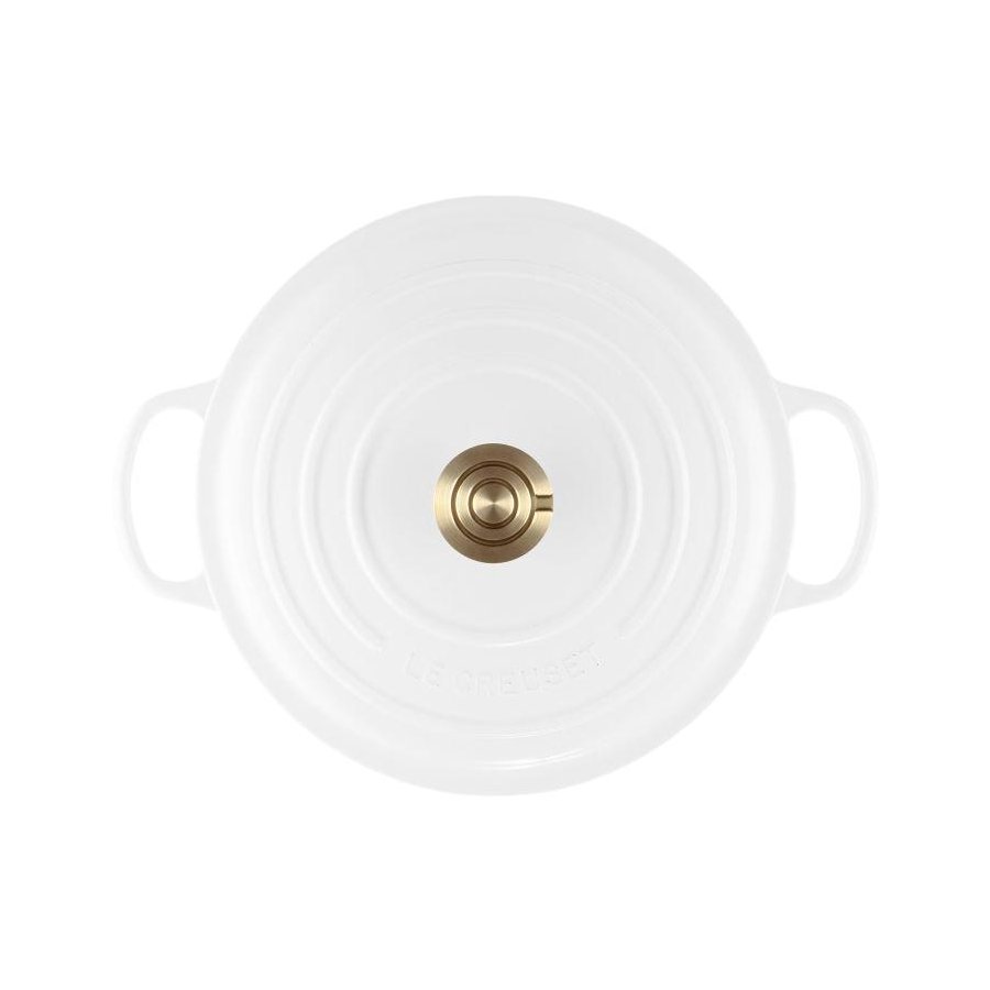 Le Creuset Signature Rund St�bejernsgryde 28 cm/6,7 L, White