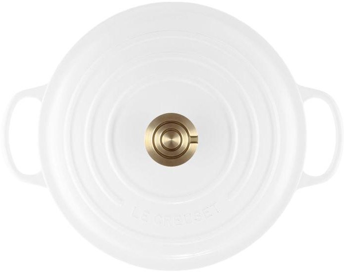 Le Creuset Signature Rund St�bejernsgryde 28 cm/6,7 L, White