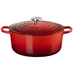 Le Creuset Signature Rund St�bejernsgryde 28 cm/6,7 L, Cerise