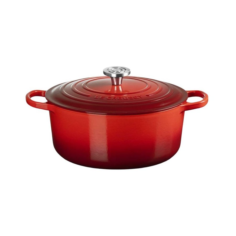 Le Creuset Signature Rund St�bejernsgryde 28 cm/6,7 L, Cerise