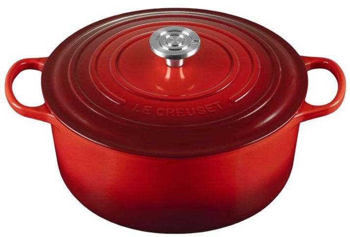 Le Creuset Signature Rund St�bejernsgryde 28 cm/6,7 L, Cerise