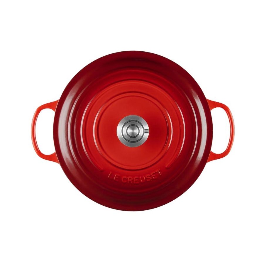Le Creuset Signature Rund St�bejernsgryde 28 cm/6,7 L, Cerise