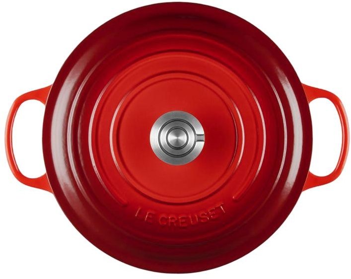 Le Creuset Signature Rund St�bejernsgryde 28 cm/6,7 L, Cerise