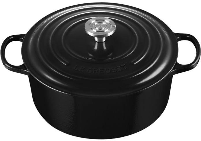 Le Creuset Signature Rund St�bejernsgryde 28 cm/6,7 L, Black