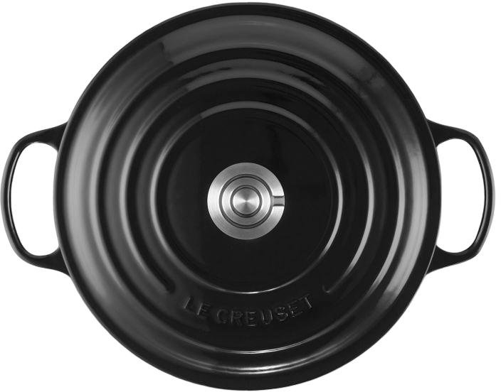 Le Creuset Signature Rund St�bejernsgryde 28 cm/6,7 L, Black
