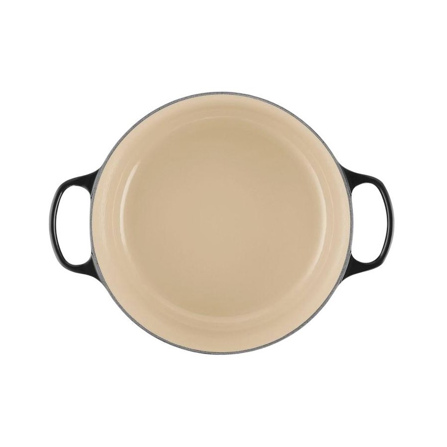 Le Creuset Signature Rund St�bejernsgryde 28 cm/6,7 L, Black