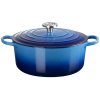 Le Creuset Signature Rund St�bejernsgryde 28 cm/6,7 L, Azure