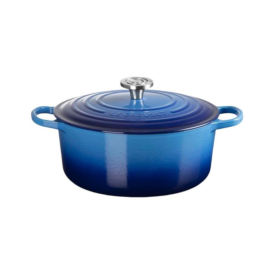 Le Creuset Signature Rund St�bejernsgryde 28 cm/6,7 L, Azure