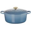 Le Creuset Signature Rund St�bejernsgryde 28 cm/6,7 L, Chambray