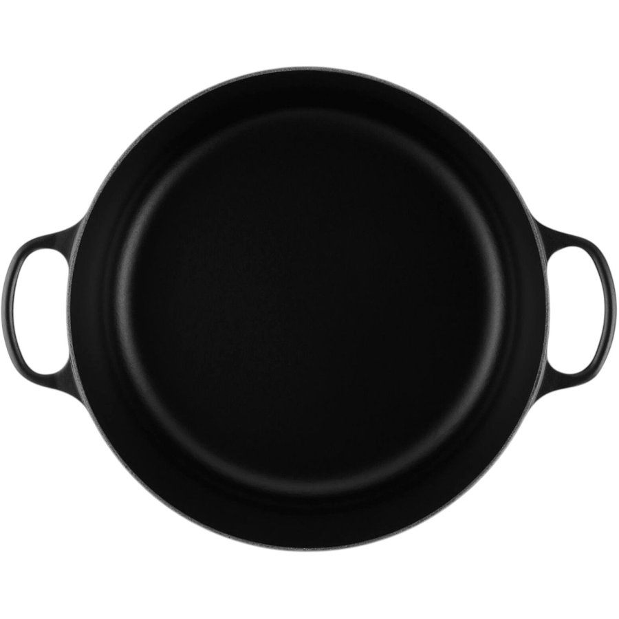 Le Creuset Signature Rund Stbejernsgryde 34 cm/12 L, Mat Sort