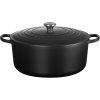 Le Creuset Signature Rund Stbejernsgryde 34 cm/12 L, Mat Sort