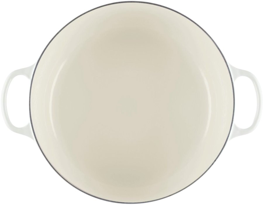 Le Creuset Signature Rund Stbejernsgryde 34 cm/12 L, Meringue