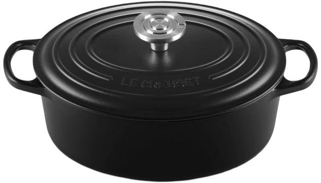 Le Creuset Signature Oval St�bejernsgryde 27 cm/4,1 L, Matte Black