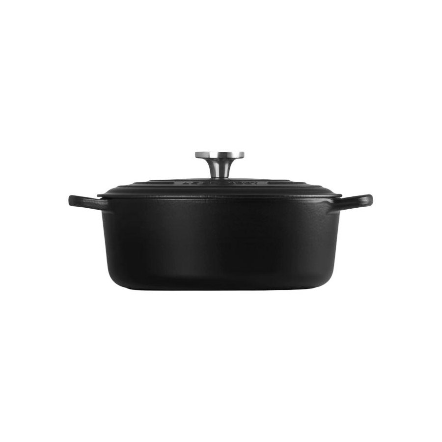 Le Creuset Signature Oval St�bejernsgryde 27 cm/4,1 L, Matte Black