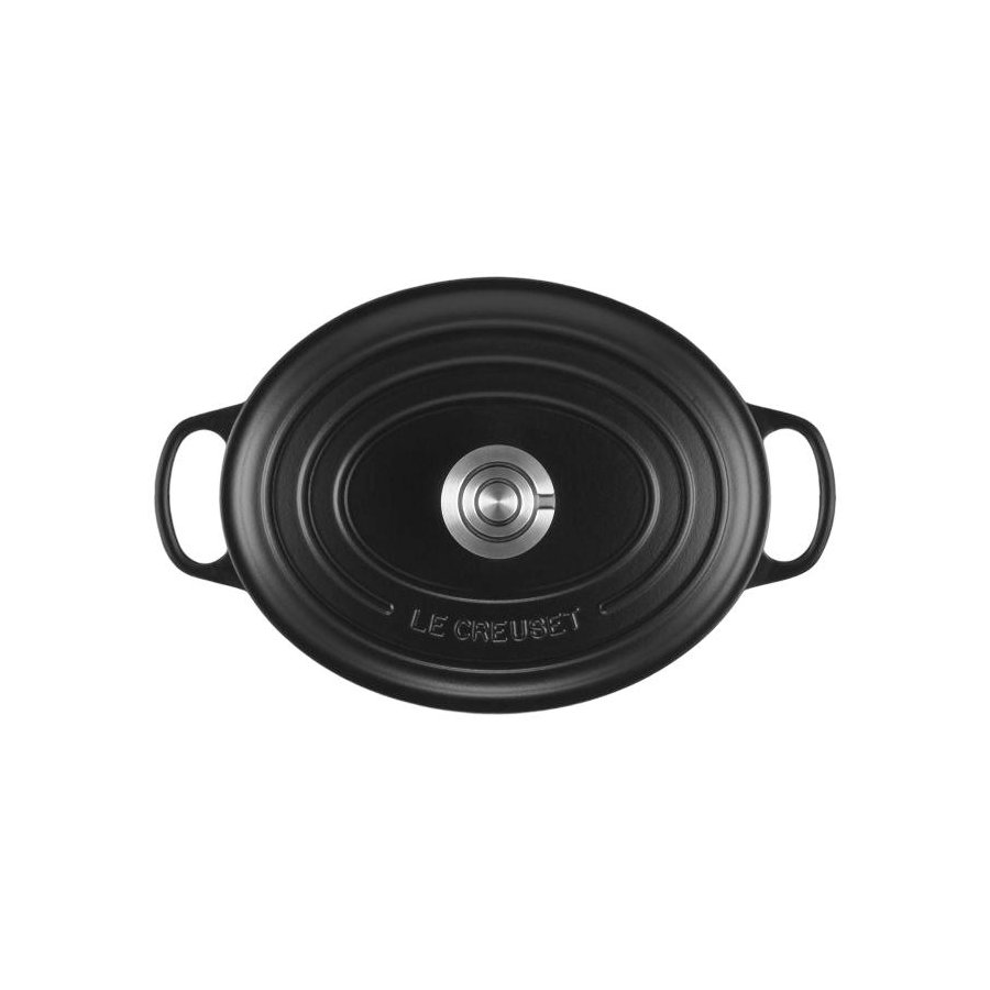 Le Creuset Signature Oval St�bejernsgryde 27 cm/4,1 L, Matte Black