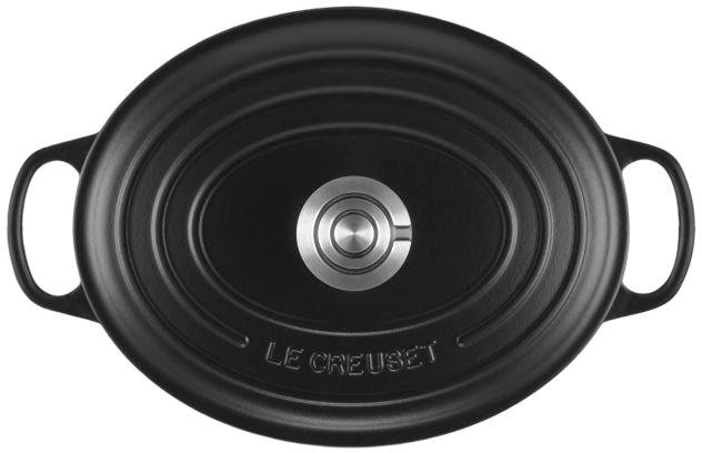Le Creuset Signature Oval St�bejernsgryde 27 cm/4,1 L, Matte Black