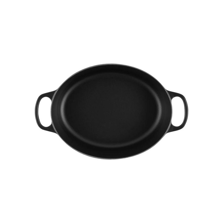 Le Creuset Signature Oval St�bejernsgryde 27 cm/4,1 L, Matte Black