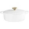 Le Creuset Signature Oval St�bejernsgryde 27 cm/4,1 L, White