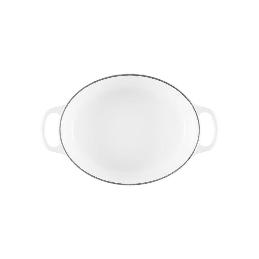 Le Creuset Signature Oval St�bejernsgryde 27 cm/4,1 L, White