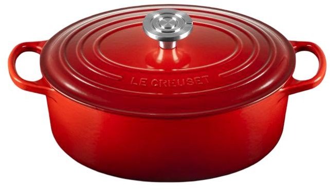 Le Creuset Signature Oval St�bejernsgryde 27 cm/4,1 L, Cerise