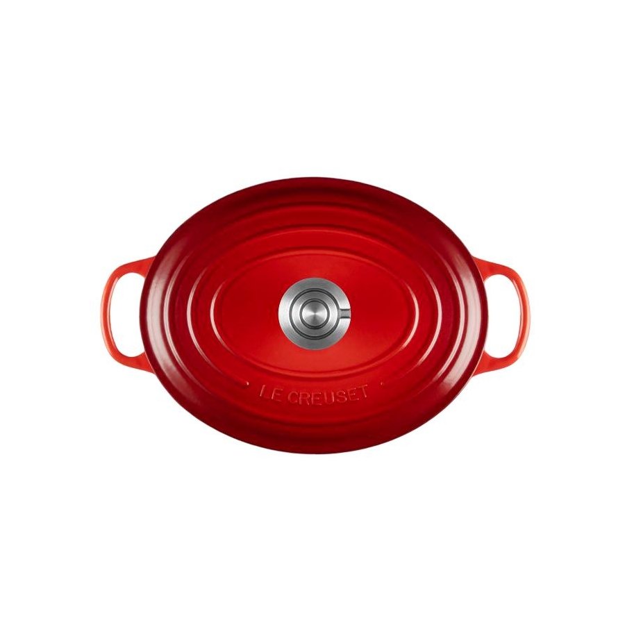 Le Creuset Signature Oval St�bejernsgryde 27 cm/4,1 L, Cerise