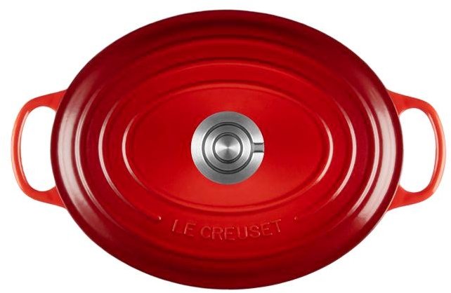 Le Creuset Signature Oval St�bejernsgryde 27 cm/4,1 L, Cerise