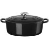 Le Creuset Signature Oval St�bejernsgryde 27 cm/4,1 L, Black