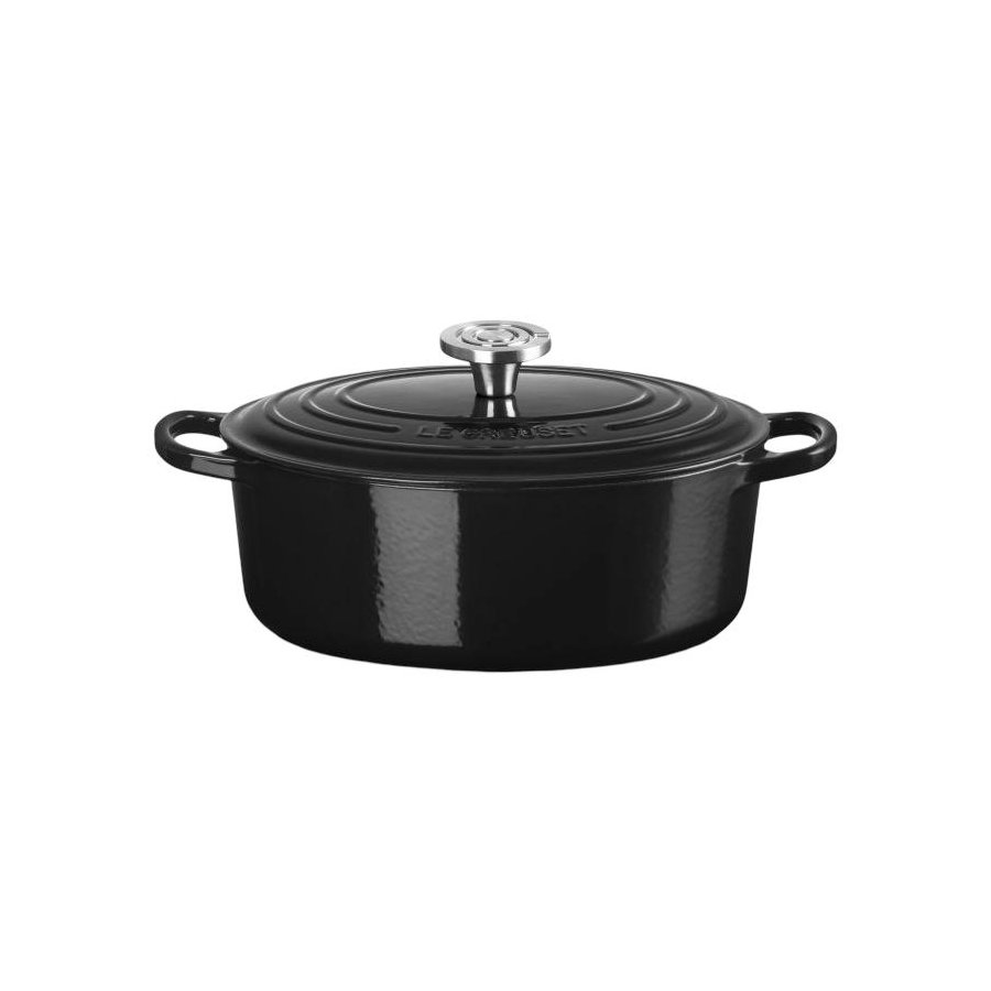 Le Creuset Signature Oval St�bejernsgryde 27 cm/4,1 L, Black