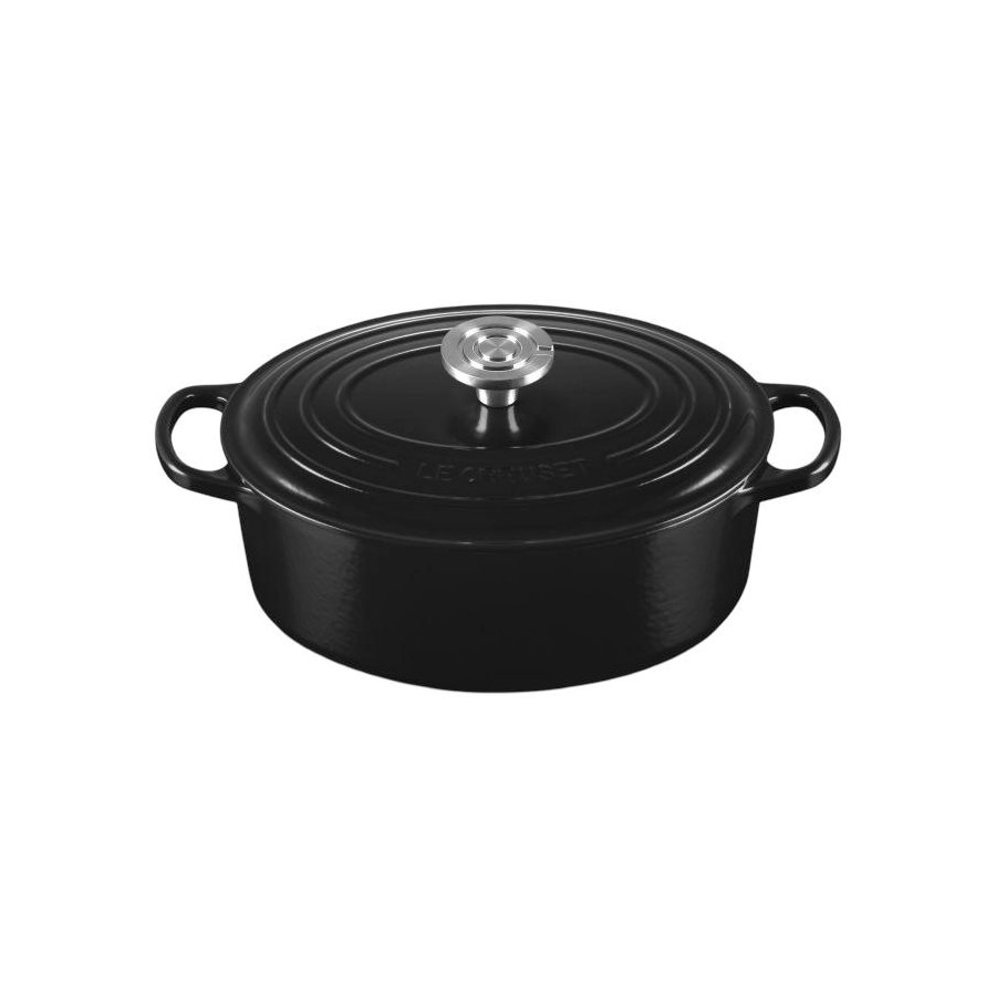 Le Creuset Signature Oval St�bejernsgryde 27 cm/4,1 L, Black
