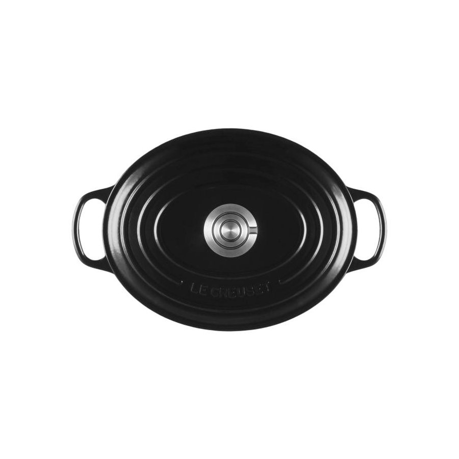Le Creuset Signature Oval St�bejernsgryde 27 cm/4,1 L, Black