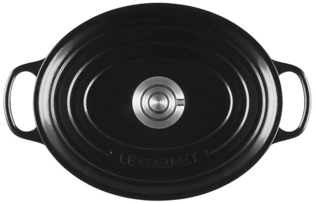 Le Creuset Signature Oval St�bejernsgryde 27 cm/4,1 L, Black