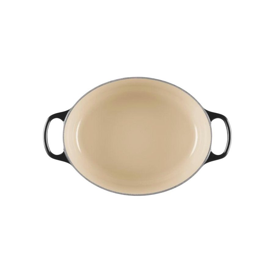 Le Creuset Signature Oval St�bejernsgryde 27 cm/4,1 L, Black
