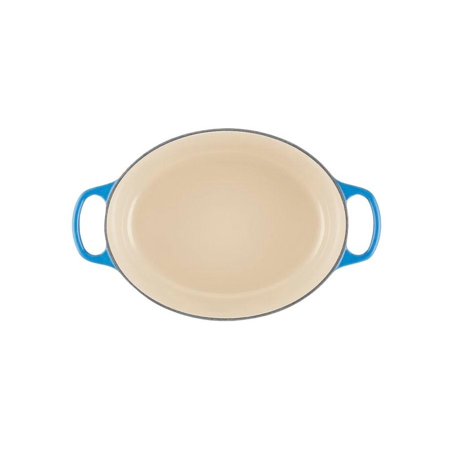 Le Creuset Signature Oval St�bejernsgryde 27 cm/4,1 L, Azure