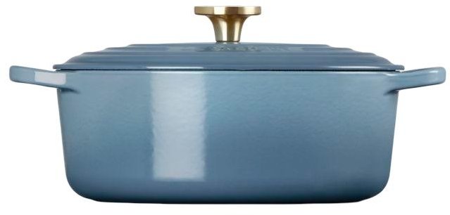 Le Creuset Signature Oval St�bejernsgryde 27 cm/4,1 L, Chambray