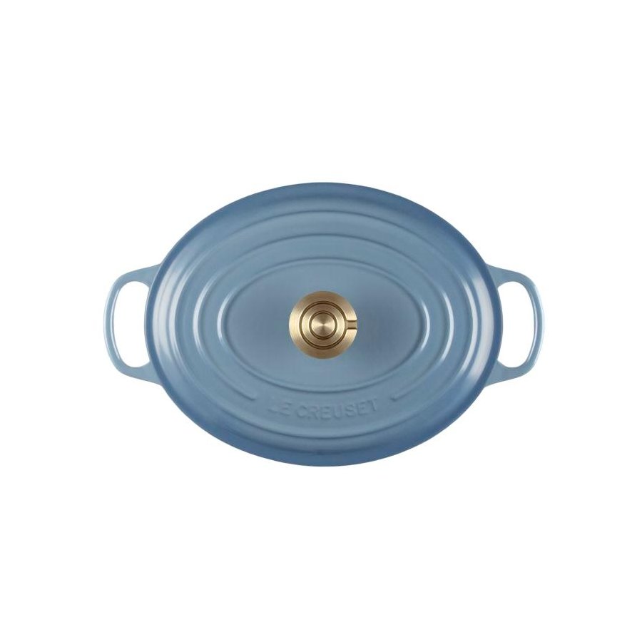 Le Creuset Signature Oval St�bejernsgryde 27 cm/4,1 L, Chambray