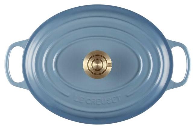 Le Creuset Signature Oval St�bejernsgryde 27 cm/4,1 L, Chambray