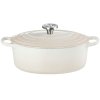 Le Creuset Signature Oval St�bejernsgryde 27 cm/4,1 L, Meringue