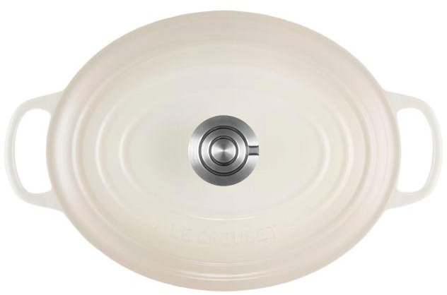 Le Creuset Signature Oval St�bejernsgryde 27 cm/4,1 L, Meringue