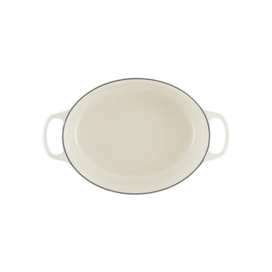 Le Creuset Signature Oval St�bejernsgryde 27 cm/4,1 L, Meringue
