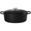 Le Creuset Signature Oval St�bejernsgryde 31 cm/6,3 L, Matte Black