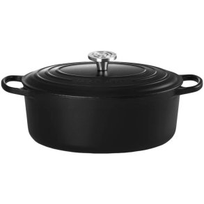 Le Creuset Signature Oval St�bejernsgryde 31 cm/6,3 L, Matte Black