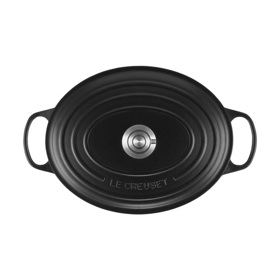 Le Creuset Signature Oval St�bejernsgryde 31 cm/6,3 L, Matte Black