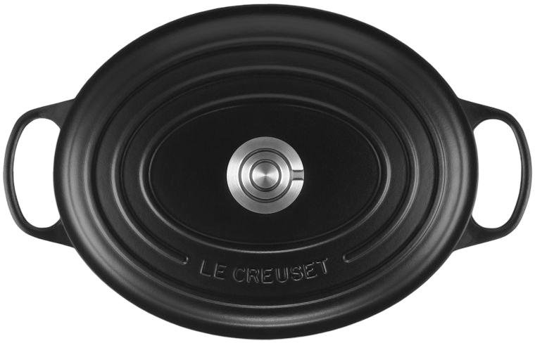 Le Creuset Signature Oval St�bejernsgryde 31 cm/6,3 L, Matte Black